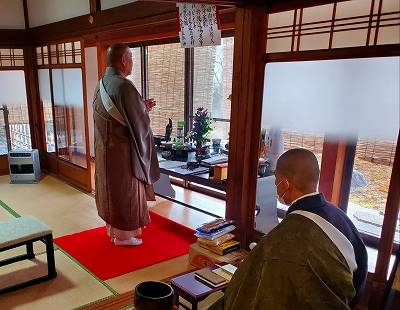 【京都宇治・宝善院】干支の守本尊八仏の祈祷法要の様子です。