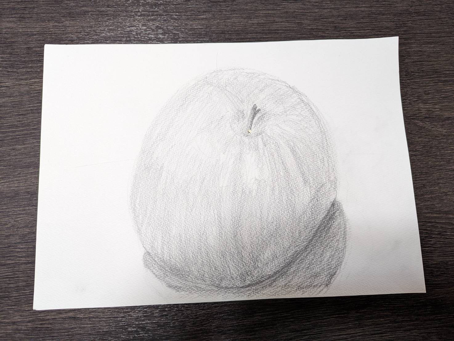 【京都宇治・宝善院】おてらで開かれたデッサン教室で、初めてデッサンをした時の絵です。安井先生のお陰で素敵な時間になりました。